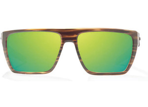 Bajio Sunglasses - Zapata Green Mirror Glass Brown Grass Matte Sunglass - BJOZAP17K112