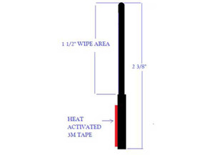 BAL RV Products - Slide Wipe 2.375 In Std. Slide  50 Ft Box - BAL21100010