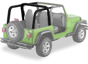 Bestop Inc. - 0306 Jeep Wrangler 2dr Sport Bar Coversblack Diamond - BES80022-35