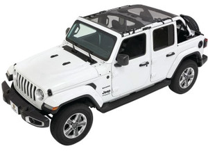 Bestop Inc. - 18c Jeep Wrangler Jl 4dr Sun Extended Safari Style Bikini Top; Mesh - BES52411-11