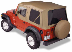 Bestop Inc. - 9702 Jeep Wrangler Tj; Door Skins Inc; Tinted; Replaceatopspice - BES79124-37