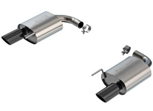 Borla Exhaust - 24c Mustang Gt 5.0l W/nonactive Exh Axleback Stype Exhaust System W/blk Chro - BRL11983BC
