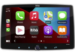 BOSS Audio - Singledin Apple Carplay & Android Auto 9in Touchscreen Bt - BSSBCPA9