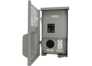 Connecticut Electric - Rv Power Outlet 120/240v 20a Gfci + 30a W/breakers - CCERVP41GB