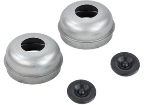 Dexter Axle - Ez Lube Grease Cap & Plug Chrome  2.45 Od - DXTK71-317-00