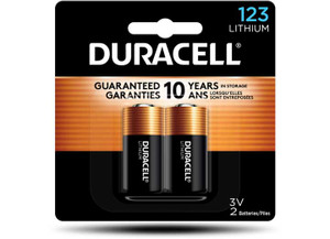 East Penn Manufacturing - Duracell Cr123 Lithium Battery Clamshell Of 2 - EPMDL123AB2PK