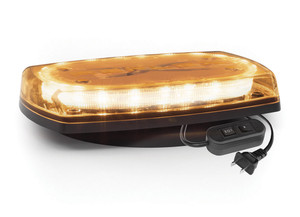 Ecco Safety Group - Led Microbar 10in 1224v Vaccum Mount Clear Lens/amber & Clear Leds Class I - ECC5540CAC-VM