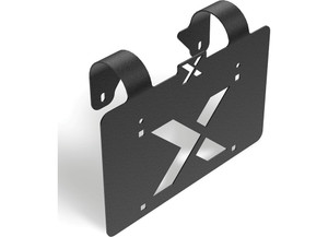 EX GUARD - License Plate Bracket  Black Powder Coated - EGDXG-LP10B
