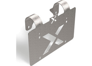 EX GUARD - License Plate Bracket  Brushed Stainless Steel - EGDXG-LP10