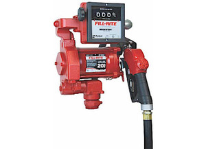 Fill-Rite - 115v Ac High Flow Pump 1in Hi Flow Automatic Nozzle 901 Meter - FILFR711VA