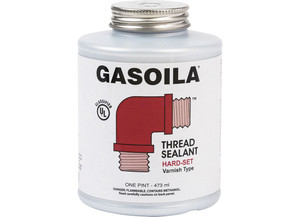 Gasoila - Gasoila Hardset Thread Sealant 1 Pint With Brush - GOABT16