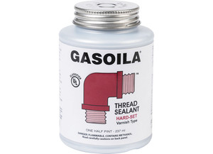 Gasoila - Gasoila Hardset Thread Sealant 1/2 Pt Can Brush - GOABT08