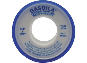 Gasoila - Gasoila Thred Tape Md White 3/4in X 520in Roll - GOATT54