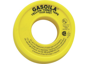 Gasoila - Gasoila Yellow Thred Tape 1in X 520in Roll - GOAYT75