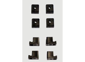 Gorilla Mounts - Gorilla Mount Starlink Mini Mount Arb Base Rack Clamp Kit Black - GMTARB-CK-B