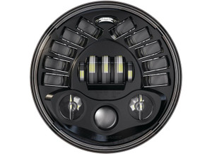 JW Speaker - 8790 Adaptive 2 Model 12v Dot/ece Led High & Low Beam Adaptive Headlight With Black Inner Bezel - JWS0555011