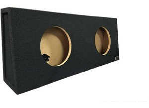 KING BOXES - Dual 12in Wedge Style Truck Subwoofer Enclosure - KGBAKT212