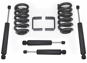 Maxtrac Suspension - 7586 C10 2wd 3/5in Lowering Kit And Flip Kit W/angle Correctors And Shocks(1.25in Rotors) - MXTK331135
