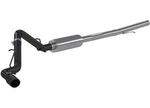 MBRP, Inc. - 19c Silverado/ Sierra 1500 3in Cat Back Exhaust Single Side Black As - MBRS5087BLK