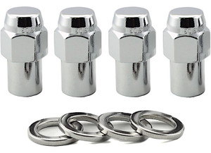McGard - Hex Lug Nut M12x1.25 Mag Washer Reg .746 In Shk 13/16 Hex 1.65 In Oal Chrome - MCG61003