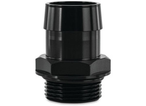 Mishimoto / Borne Off Road - 16orb To 1 1/4in Hose Barb Aluminum Fitting Black - MISMMFT-16ORB-114BK