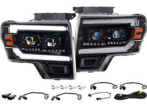 Morimoto Lighting - 0914 Xb Evo Hybrid Headlights Fits All Trim Levels (set) Black - MMLLF2-506Y