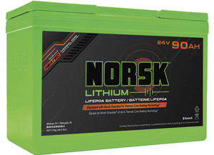 Norsk Lithium - 24v90ahlifepo4batgdnh - NRLB24090GH