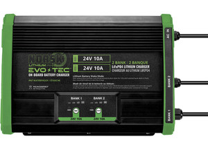 Norsk Lithium - Nsk 2b 2@24v10a Lifepo4 Marine A/c Battery Charger - NRLNCAC22007