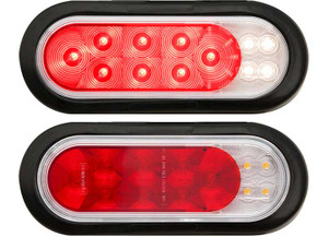 Optronics - Led 6in Oval Fusion Series Kit Includes (2) Lights (2) Grommets (4) Plugs 30ft 5way Harness - OTRTLL211XRTMK
