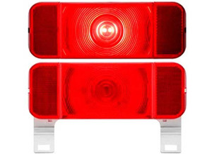 Optronics - Stop/turn Led Light Red Passenger - OTRRVSTL0060
