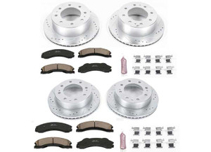 Powerstop - Front & Rear 1 Click Brake Kit W/ Hardware - PSBK5561