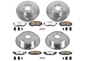 Powerstop - Front & Rear Street Warrior Brake Kit - PSBK4081-26