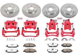 Powerstop - Front & Rear Z26 1click Kit W/caliper - PSBKC1381-26