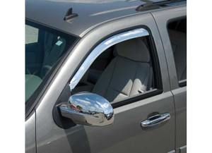 Putco - 0714 Tahoe/yukon/yukon Xl/1014 Silv/sierra 1500/2500/3500 Std Cab 2pc Chrome Inchannel Visors - PUT480034