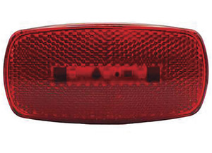 RV Designer - Replacement Lens For Red Oblong Led Marker Light - RVDL915