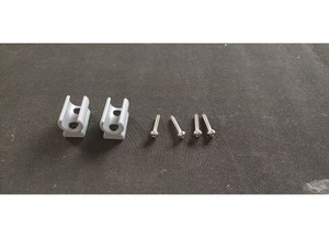 RV Pro - Wall Bracket Set For Hand Crank  White - RVCRVP0010WB-HCW