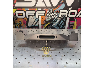 Savvy Offroad - 18c Wrangler/20c Gladiator Legacy Winch Plate Raw - SVYSD0058