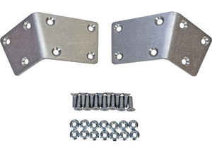 Savvy Offroad - 9706 Wrangler Rear Bumper Corner Armor Stainless Steel Raw - SVYSD0095