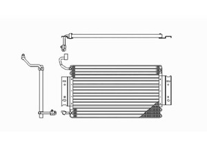 Sherman Parts - Condenser Malibu 9701; Cutlass 9799; Alero/grand Am 9901 - SHE84787
