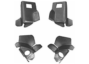 Sherman Parts - Rocker End Cap/fender Mount Brkt 4pc Set Chevrolet 57 - SHE729-06K