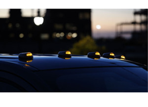Spirit Fire, LLC. - Solar Powered Cab Lights Amber - STFFORM1CA5-SPFR