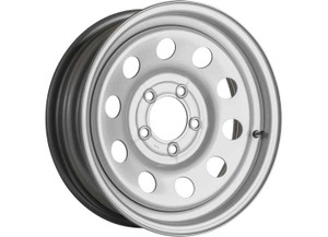 Taskmaster - Vesper Steel 15x5 5x5.5 Silver Mod 2160 Lcc Trailer Wheel - TSKMX550555SM1BX