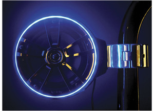 TH Marine - 6.5in Led Speaker Ring  Blue  Pkgd. - THMLED-SMSKR-B-DP