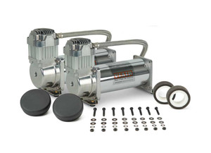 Viair Corporation - Dual 444 High Performance Chrome Compressors 200psi - VIA444DC