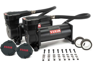 Viair Corporation - Dual 485 High Performance Stealth Black Compressors 200psi - VIA485DB