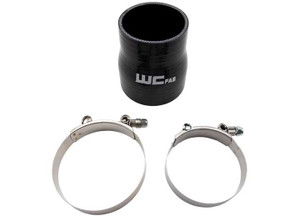 Wehrli Custom Fab & Diesel - 3 Inx3.5 In Id Straight Reducer X 4 In Long Silicone Boot & Clamp Kit - WCF207-115