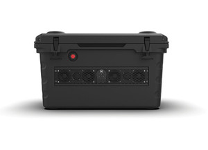 Wet Sounds - Black 58 Qt Cooler W/ Built In Lithium Battery & Bluetooth Speaker. - WSDSHIVR-55-BLK