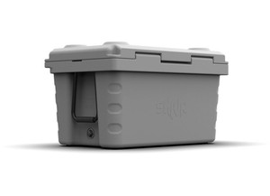 Wet Sounds - Gray 58 Qt Cooler W/ Built In Lithium Battery & Bluetooth Soundbar. - WSDSHIVR-55-GRY