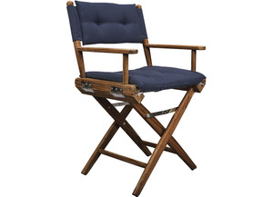 Whitecap - Director's Chair W/navy Cushion (60040 & 97242) - WHC61042