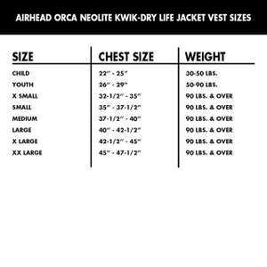 Airhead - Neolite Vest - Orca - Child - 30075-02-B-BK